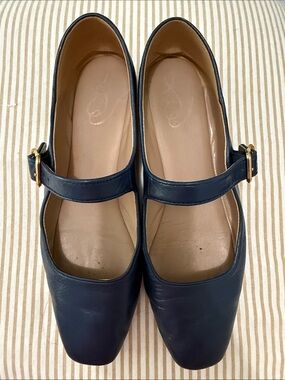 Sam Edelman Navy Mary Jane Flats